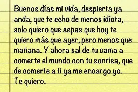 Otro Loco? Puede ser on Twitter: "Buenos días mi vida… http://t.co ...