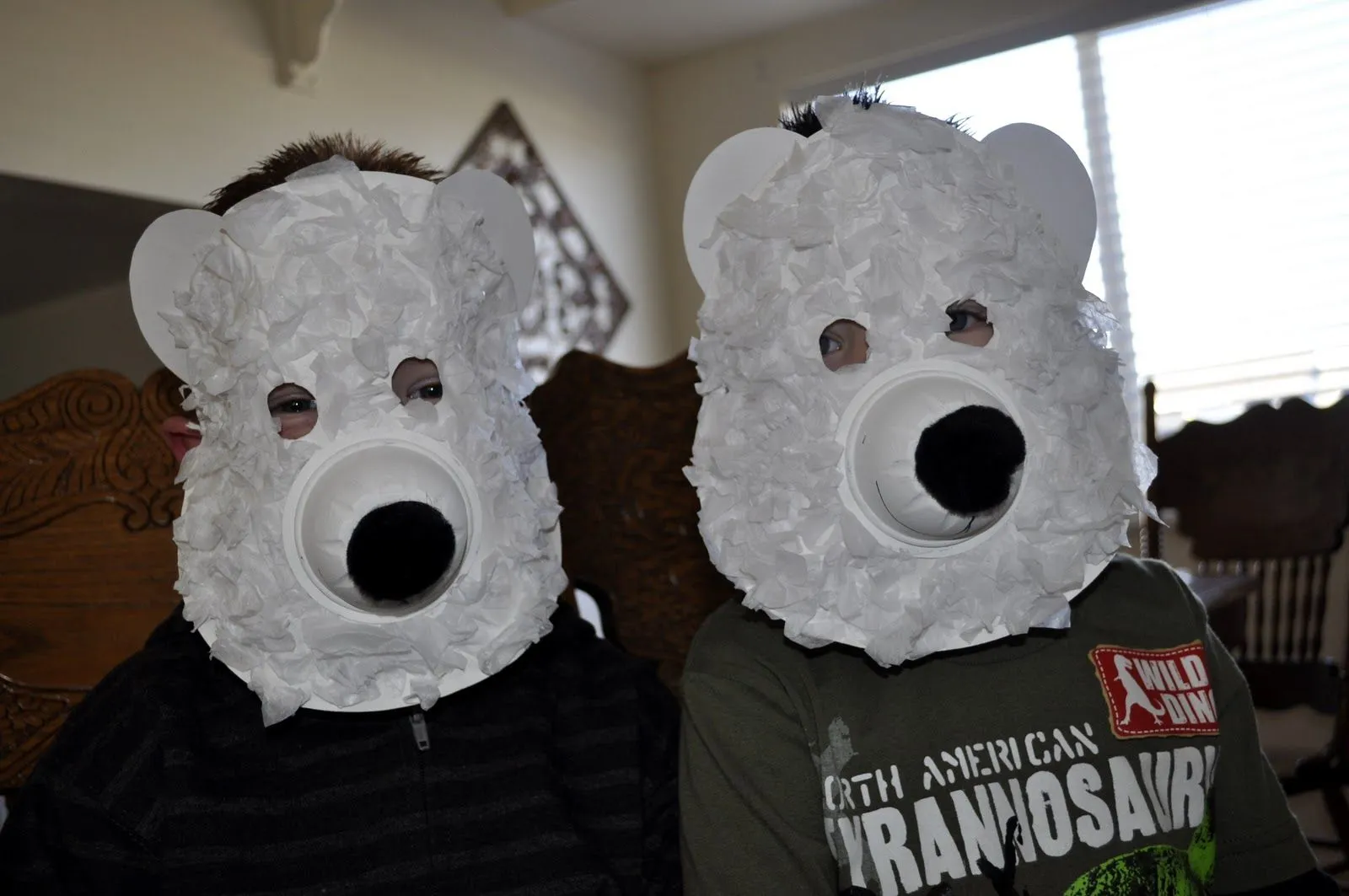ESOS LOCOS BAJITOS DE INFANTIL: MASCARA DE OSO POLAR