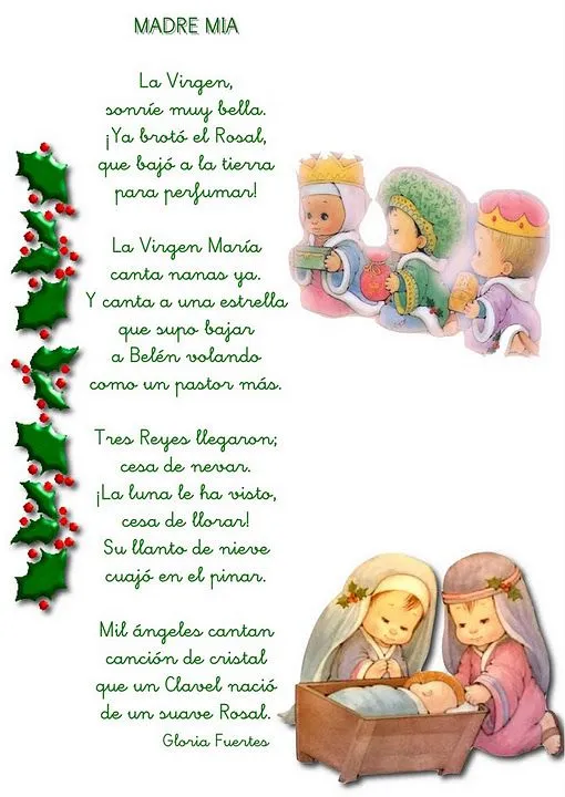 ESOS LOCOS BAJITOS DE INFANTIL: POEMAS DE NAVIDAD
