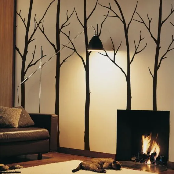 loft chic: Arboles en tus paredes- trees on your walls