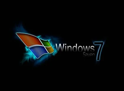 Logo & Logo Wallpaper Collection: Windows seven 7 logo wallpaper (