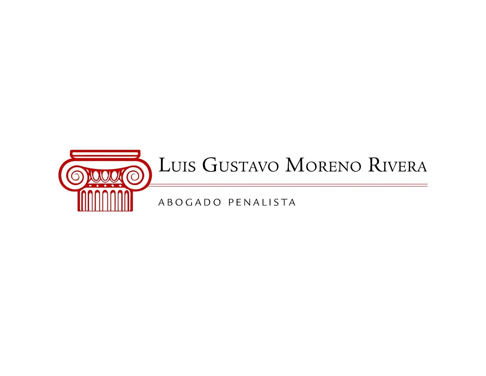 Logo y Membrete Luis Gustavo Moreno Rivera - Abogado Penalista ...