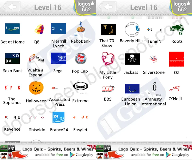 Logo Quiz Level 16 - Doors Geek