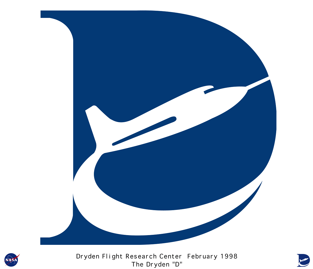 Logos D_logo: NASA Dryden D logo