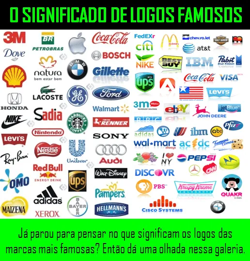 Logos famosos e seus nomes - Imagui