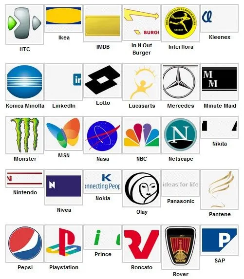 Logos Quiz Game - Ecco tutte le soluzioni