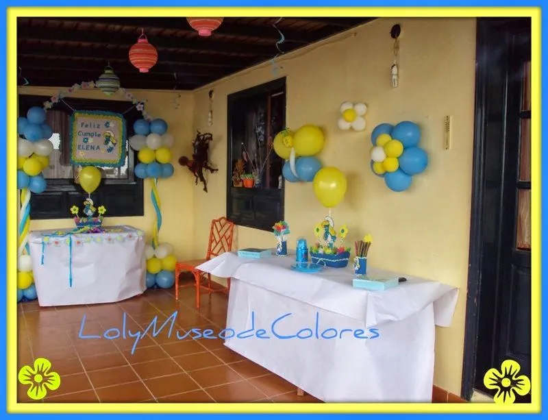 LolyMuseodeColores: Cumpleaños Pitufina