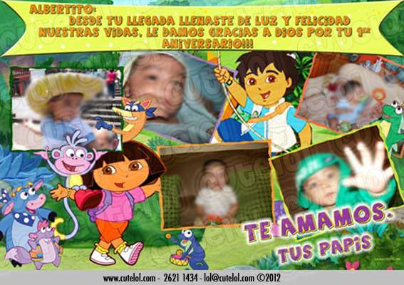 Lonas para fiestas infantiles con fotos personalizadas - Distrito ...