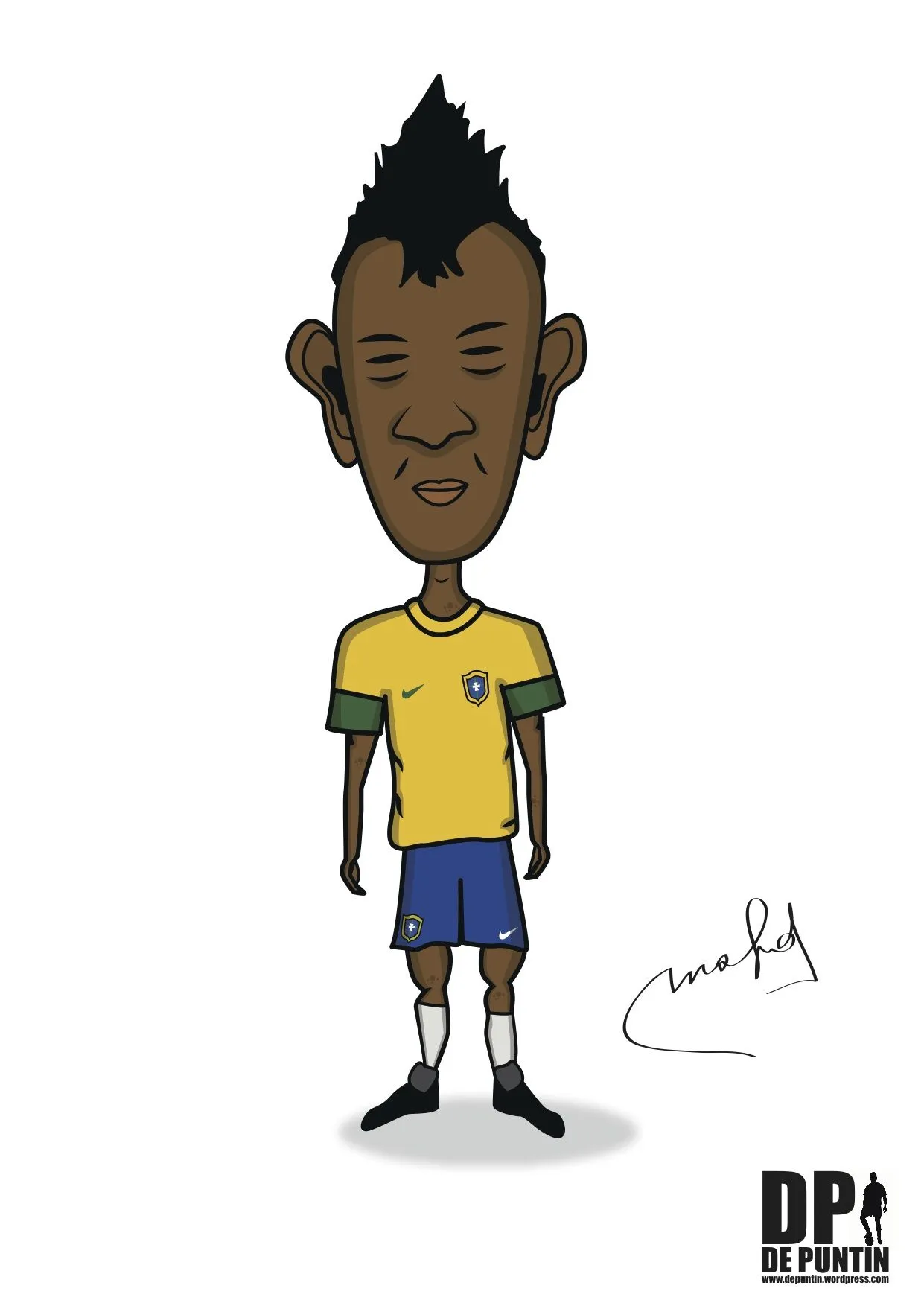 Londres 2012 | Neymar en caricatura - De Puntin