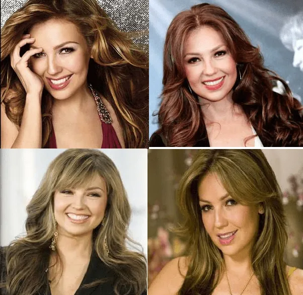 LOOK Y COLOR DE CABELLO DE THALIA" : REGIA Y FASHION