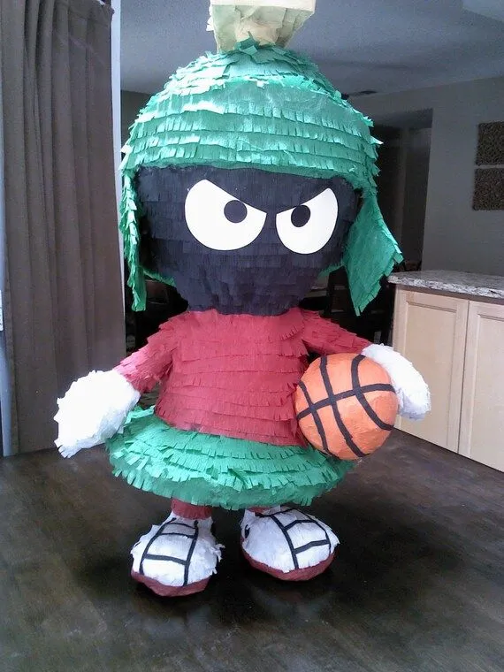 Looney Toons Marvin the Martian Pinata by SmashingFunCreations