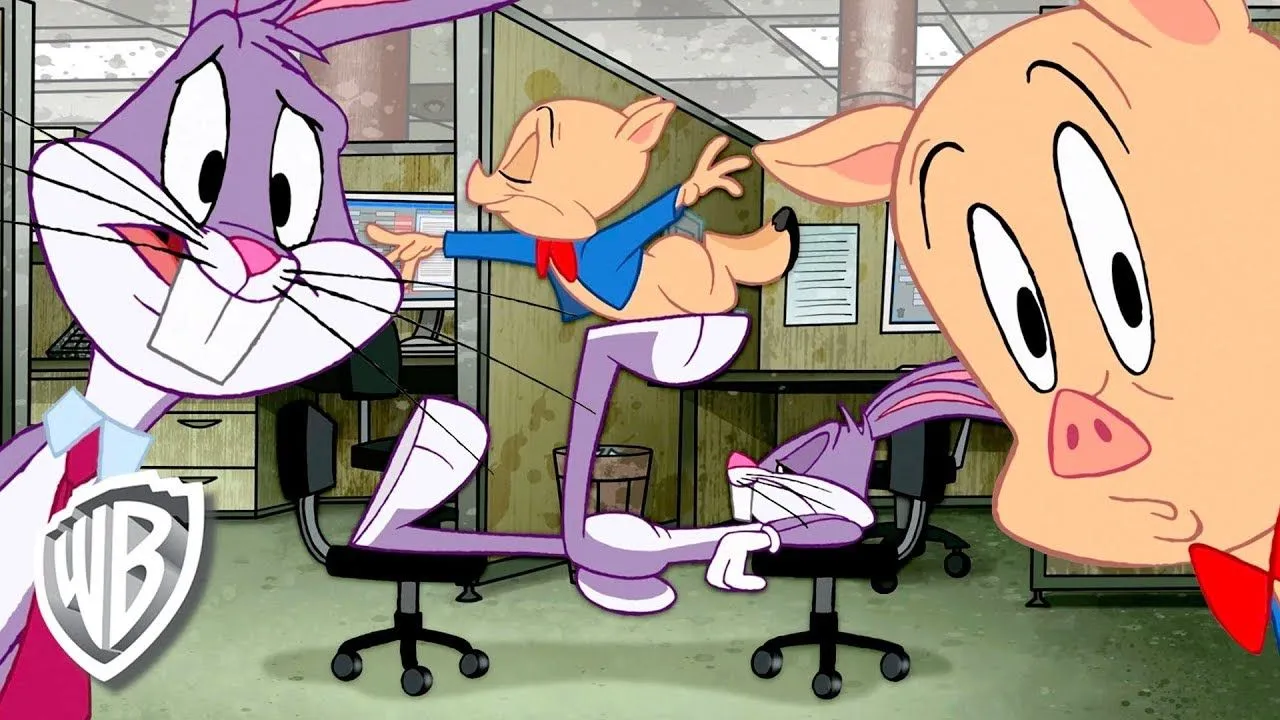 Looney Tunes en Español | Bugs Bunny y el Cerdito Porky en el trabajo | WB  Kids - YouTube