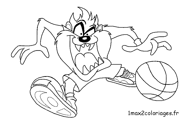 Looney Tunes Taz Coloring Pages - Gallery