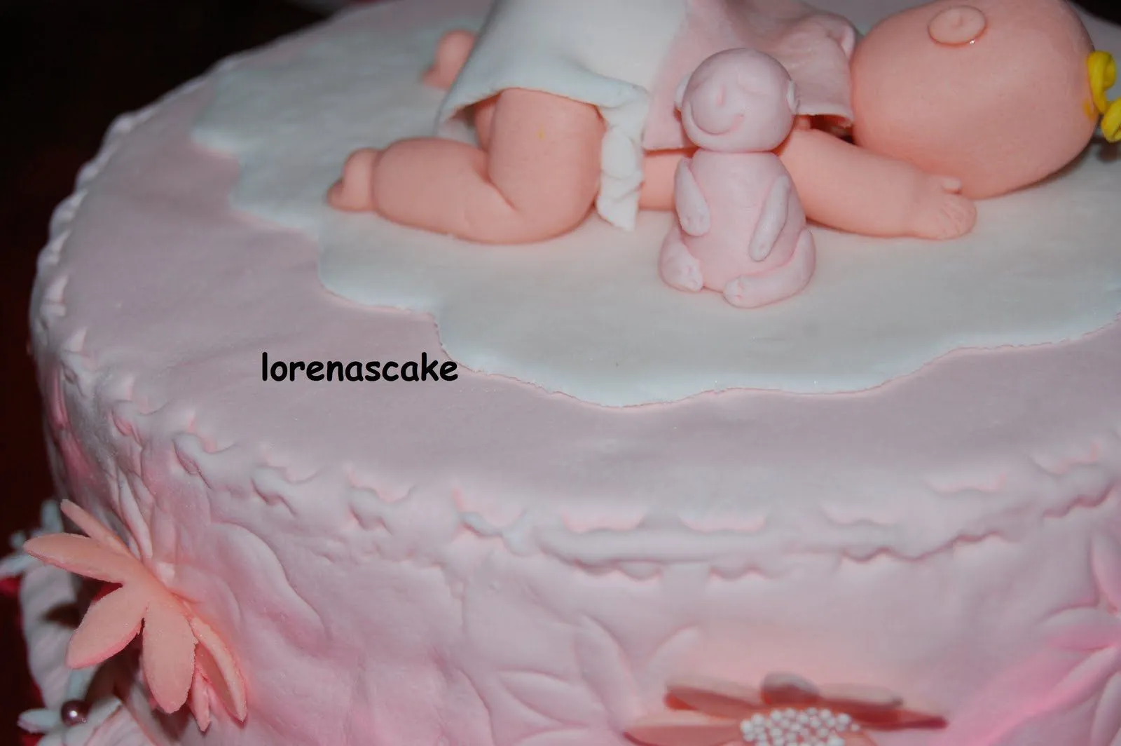 LORENA´S BAKE SHOP: TARTA BABY SHOWER NIÑA