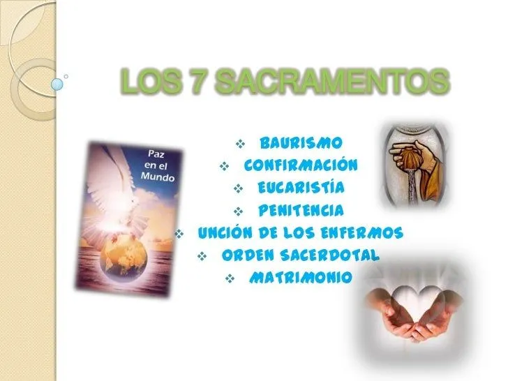 Los 7 sacramentos