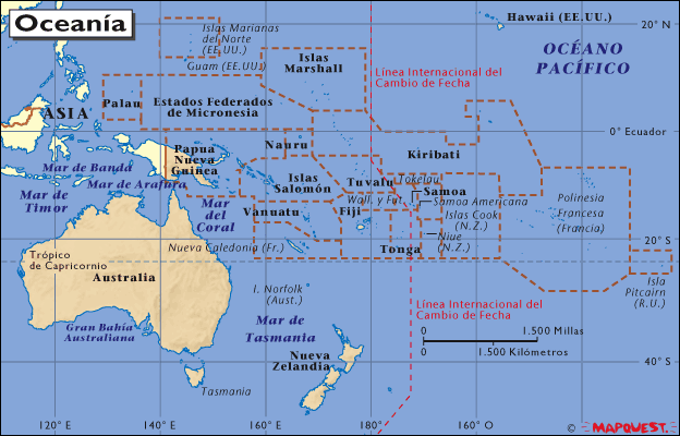 HRW ATLAS MUNDIAL - Oceanía