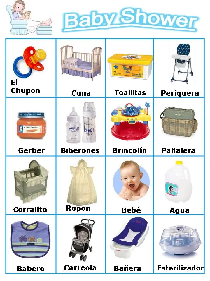 Loteria De Baby Shower Lista Para Imprimir Imagui Descargarlos ...