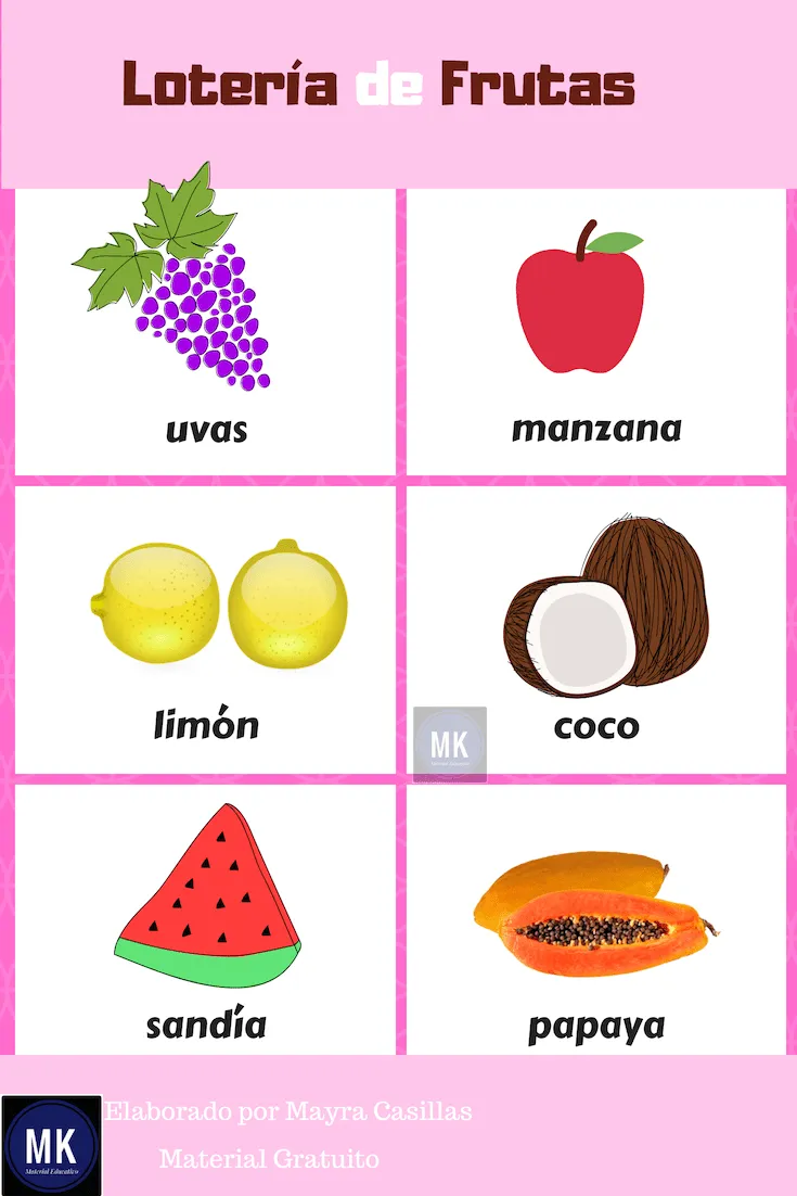 ⊛ Lotería de Frutas 