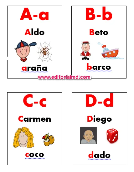 Loteria para imprimir abecedario | Letras | Pinterest