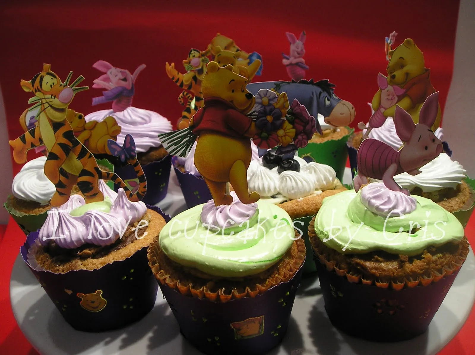 I love Cupcakes: Winnie Pooh