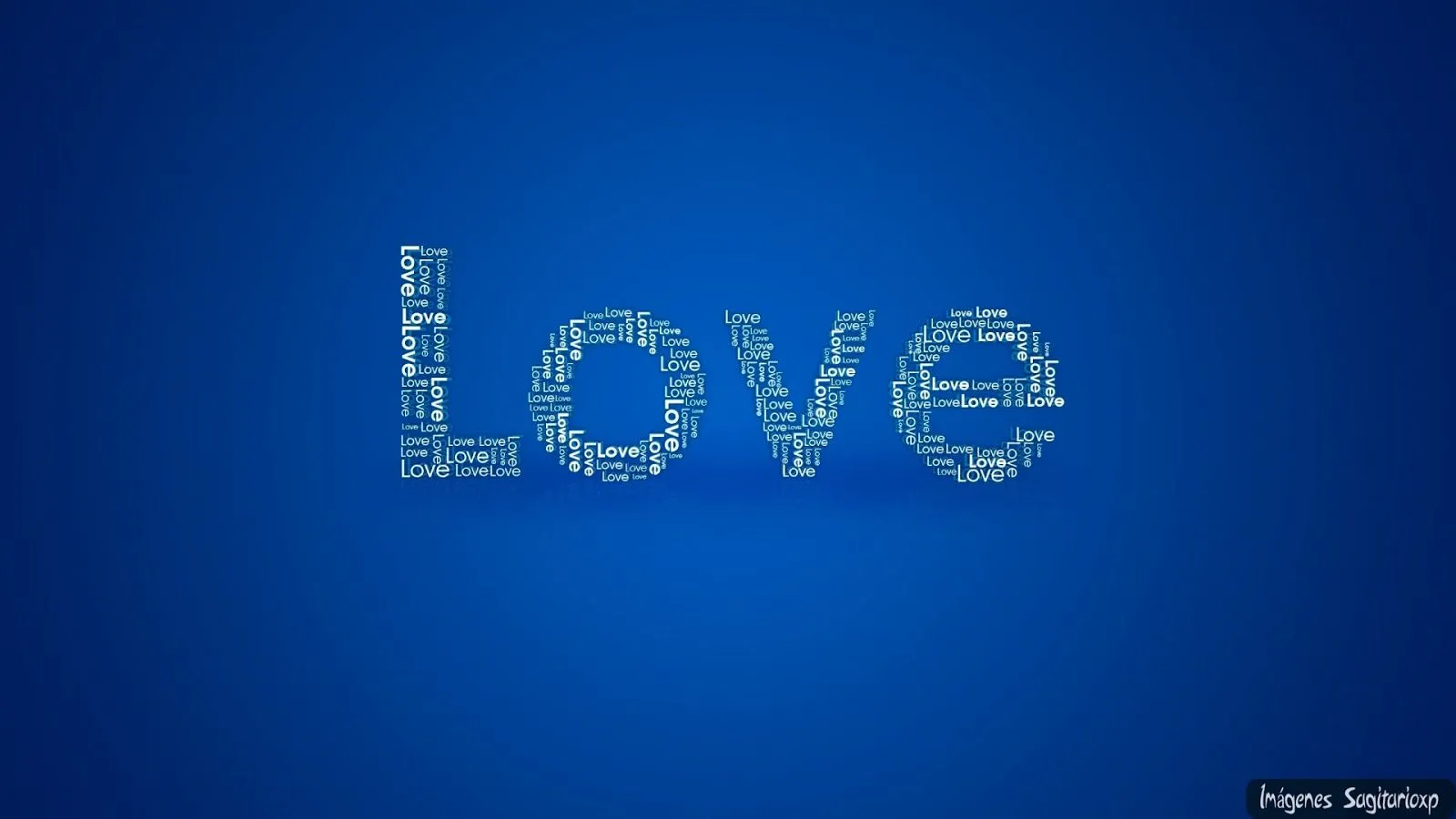 Love fondo azul | Wallpaper - Imágenes Para Compartir SaGiTaRioXP