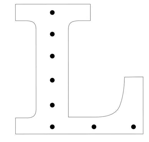 Moldes de letras decorativas para imprimir - Imagui