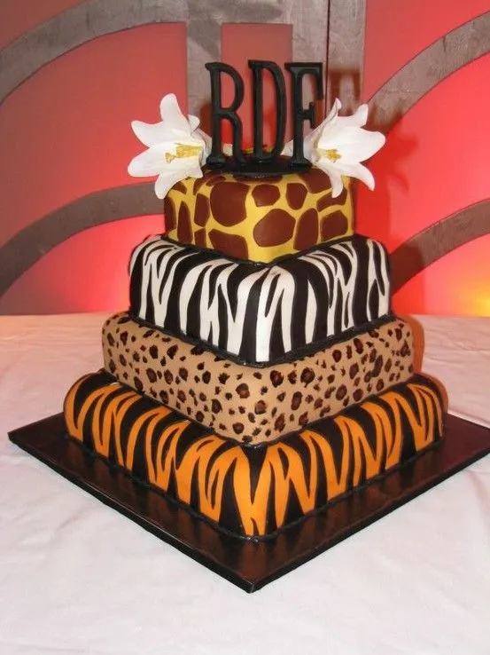 Imágenes de tartas de Animal Print - Imagui