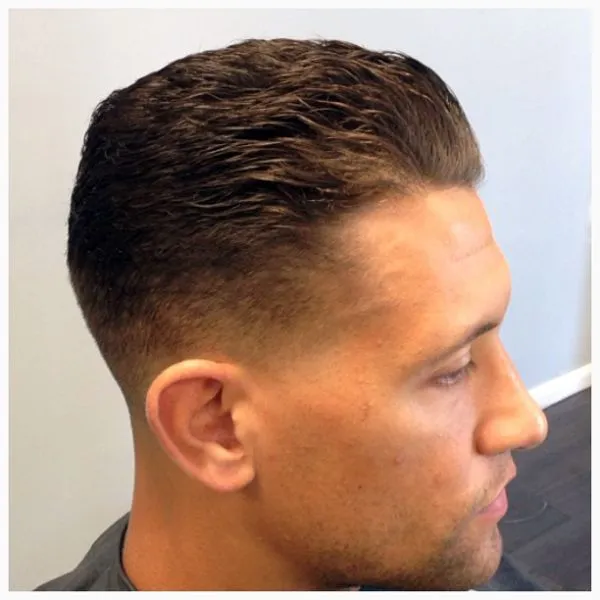 Low fade slick back | Cortés de cabello para hombres | Pinterest