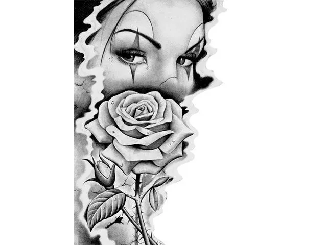 Lowrider Arte Roses | Tattoo Artist Adrian Spider Castrejon Woman ...