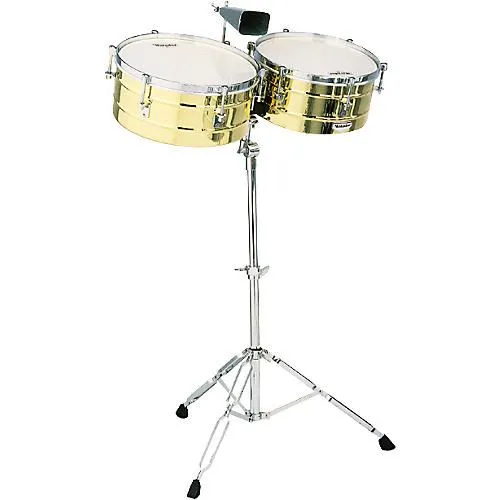 LP M257B Matador Series 14" and 15" Brass Shell Timbales Set ...