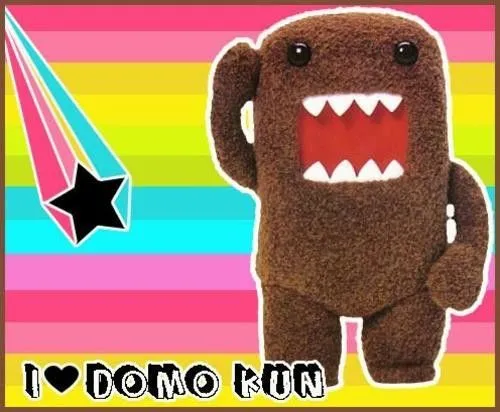 i <3 domo domo es un muñeco animado o una caricatura que se basa ...