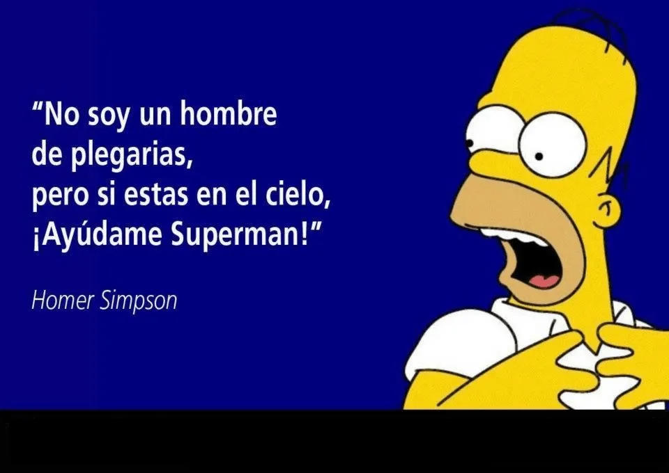 La lucha mental: Las frases de los simpsons