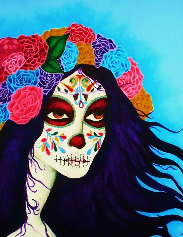 Ilustraciones de catrinas - Imagui