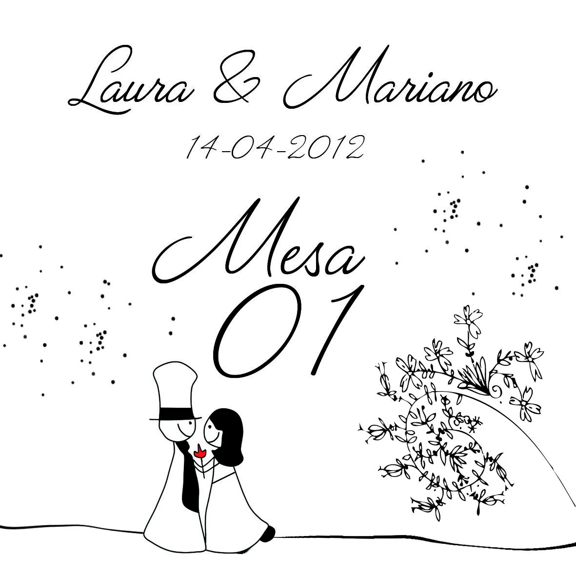 Lucía Quiñonez - DG: Diseños casamiento