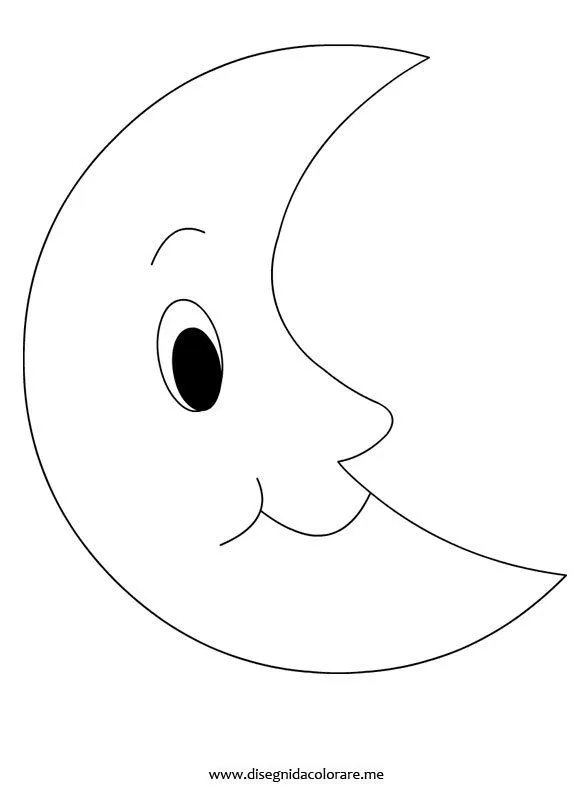 Disegni da colorare luna - Imagui