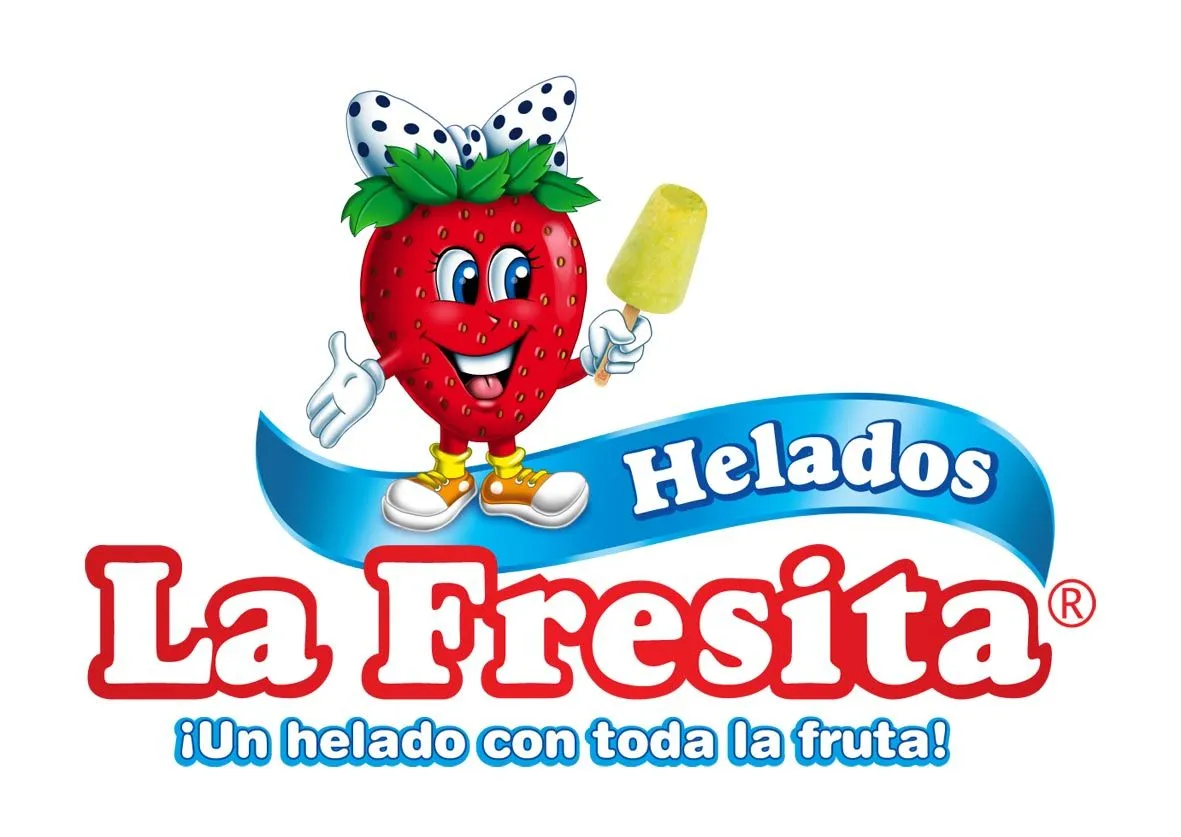 Luna Design Publicidad: Logosimbolo Helados La Fresita