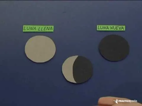 Por qué la luna menguante se ve por la mañana y en fase creciente ...