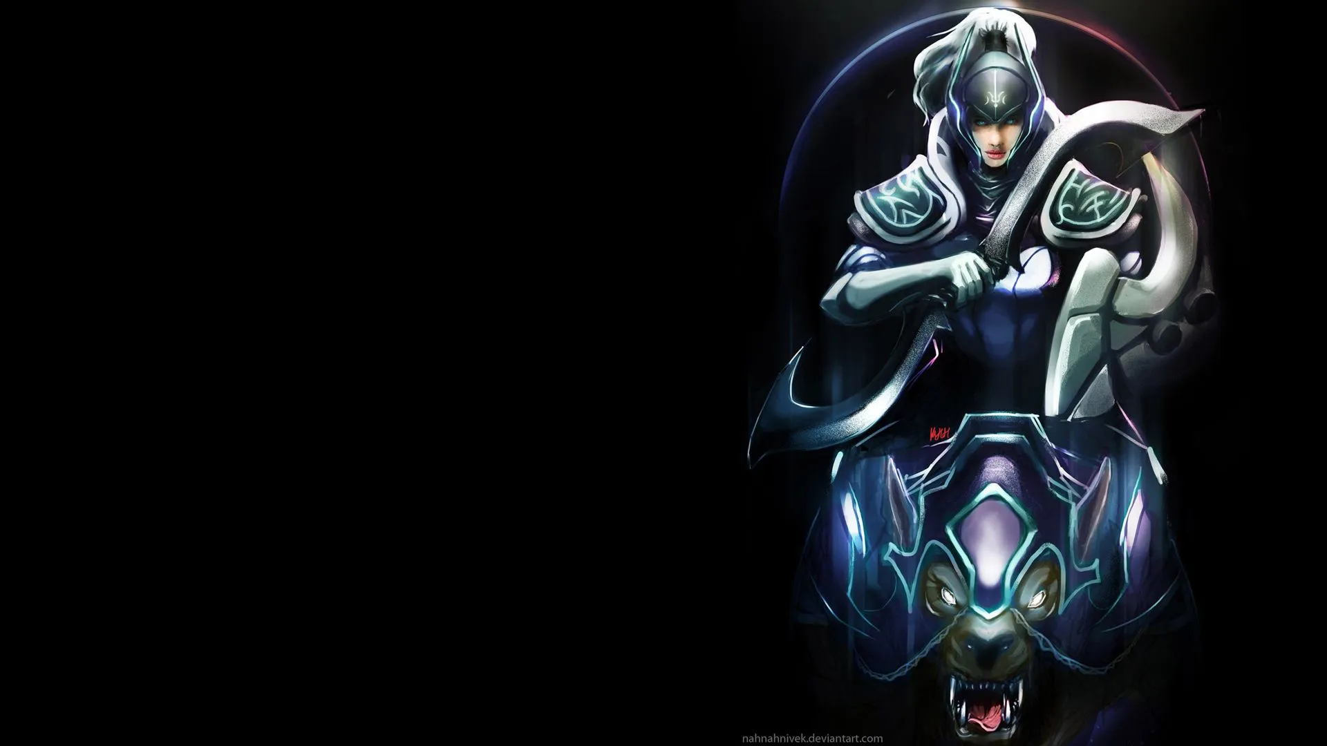 Luna Moon Rider Dota 2 7f HD Wallpaper