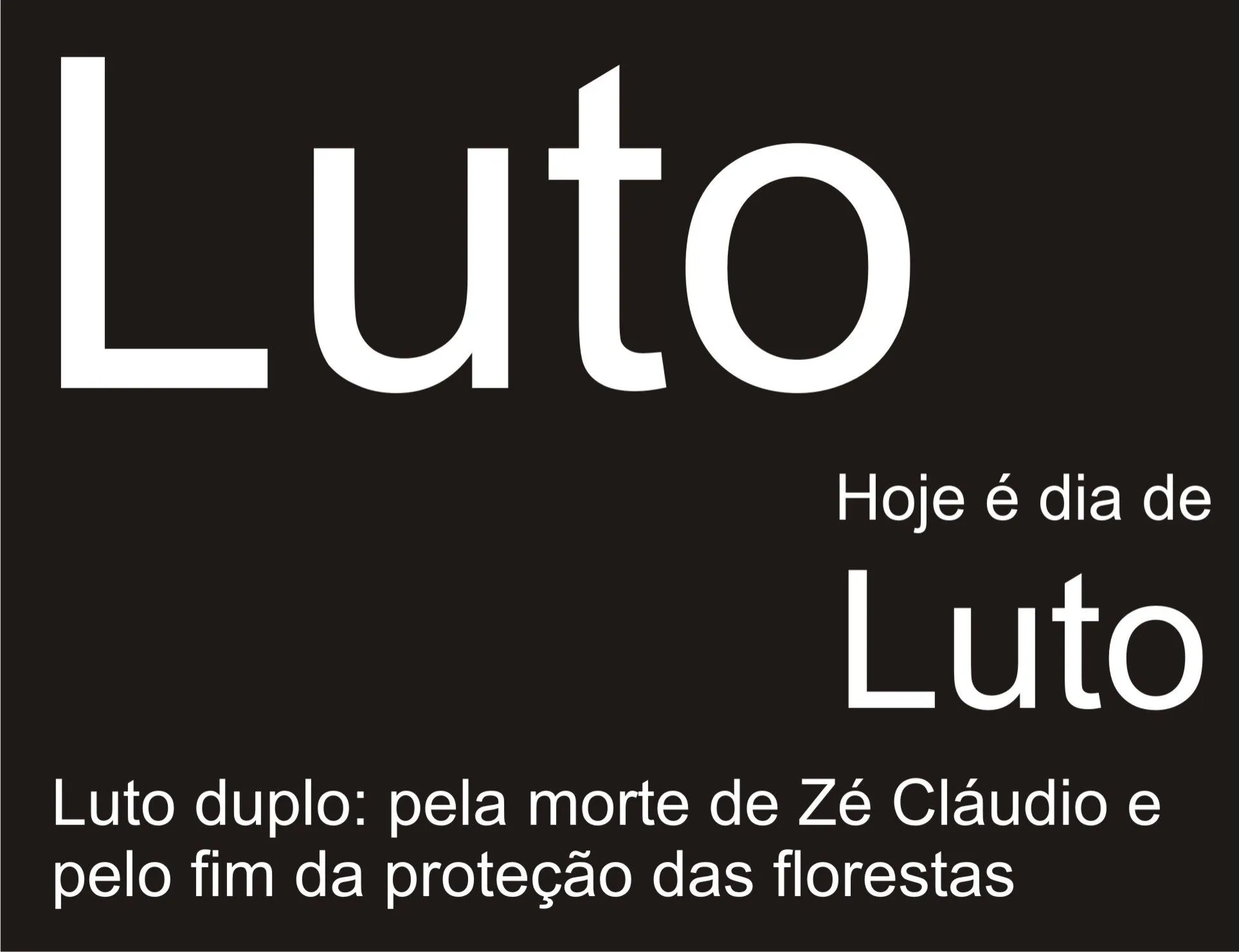 Luto! Hoje é dia de Luto | Na Raiz