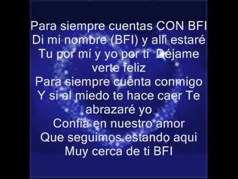 PARA SIEMPRE CUENTA CONMIGO LYM BFI.wmv - YouTube