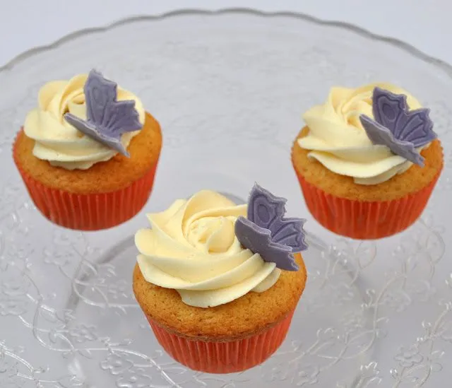 Ma petite patisserie: Cupcakes mariposas