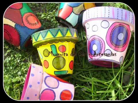 Macetas Pintadas II - YouTube