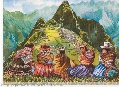 Dibujos de machu picchu - Imagui