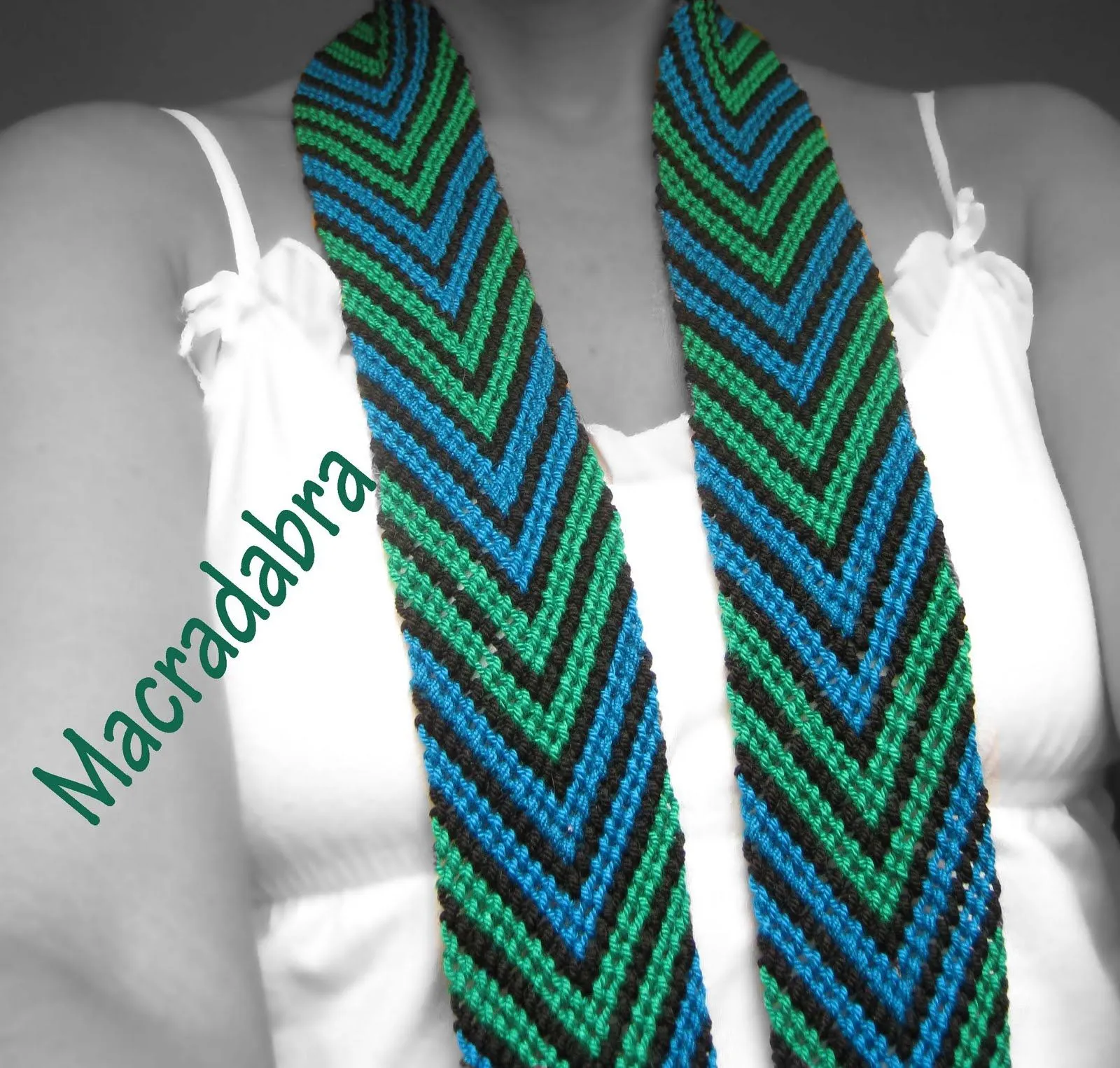 Macradabra: Cargaderas para bolso en Macramé