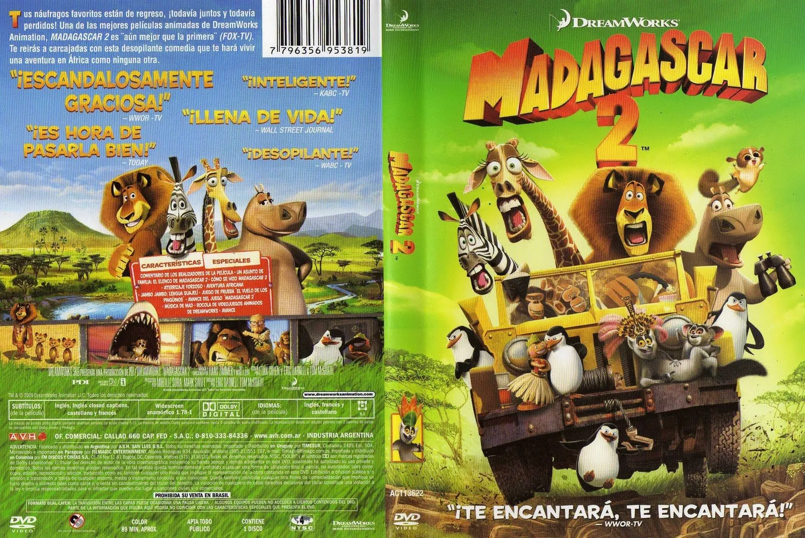 Madagascar 2: Escape Africa 1080p - Identi