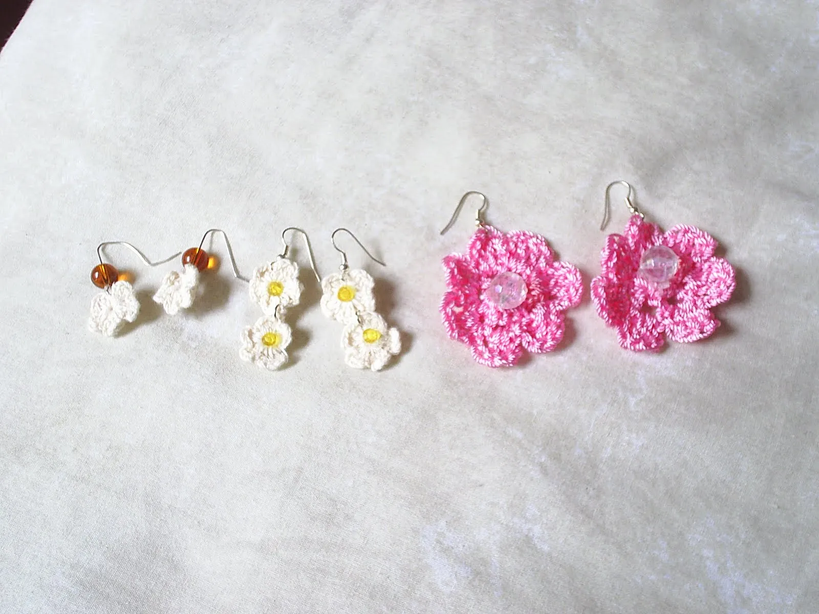 Aretes a crochet - Imagui