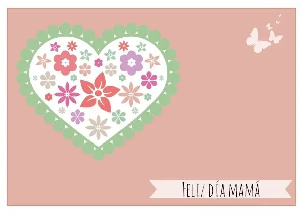 Día de la madre: tarjeta felicitación | Blog F de Fifi ...