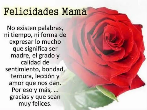 Imagenes con frases para el dia de la madre 2015, Mensajes ...