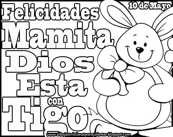 Dibujos Cristianos Para Colorear: mayo 2012