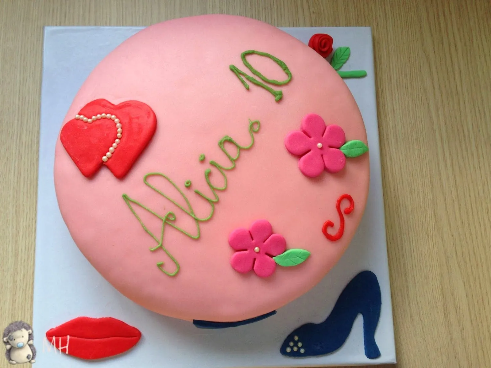 MADRES HIPERACTIVAS: Tarta Fondant para Niñas